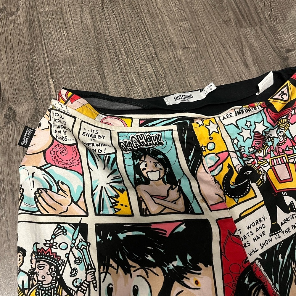 Vintage 90s comic graph moschino pant - Picture 2 of 6